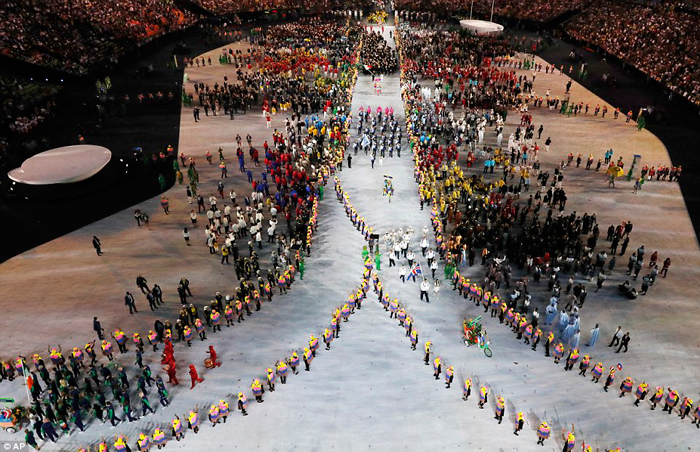 Rio-2016: Olimpiadanın açılış mərasimi - FOTOLAR