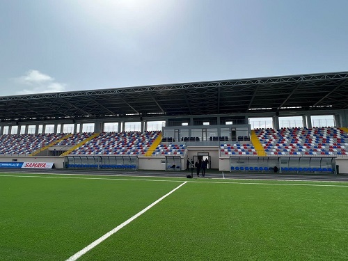 Media nümayəndələri Şamaxı şəhər stadionunu ziyarət etdi - Media nümayəndələri Şamaxı şəhər stadionunu ziyarət etdi -